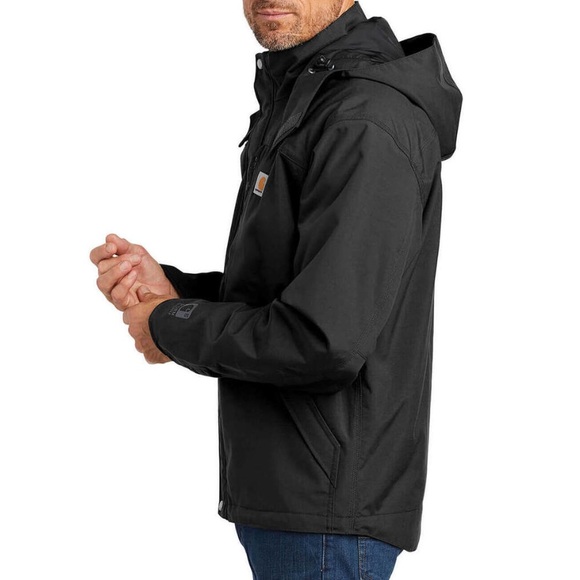 NWOT Corporate Greystar Carhartt Men's Shoreline Waterproof Jacket size Medium - Picture 4 of 11